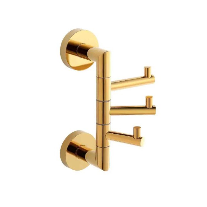 Stella Classic Wieszak potrójny ruchomy złoty...