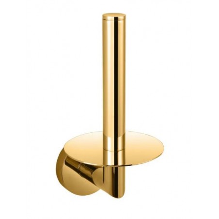 Stella Classic Uchwyt z rozetą na zapasową rolkę papieru toaletowego złoty połysk