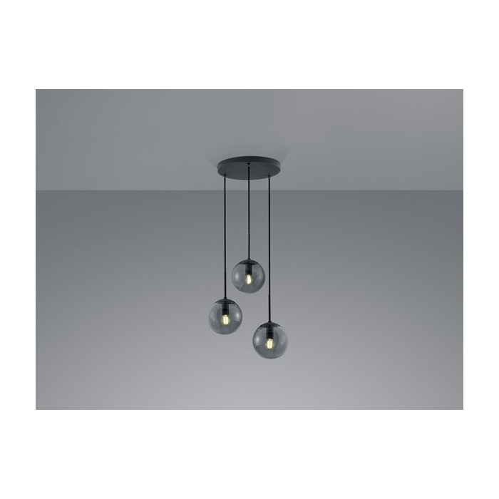 Trio Lampa wisząca nowoczesna BALINI 308590342 antracyt