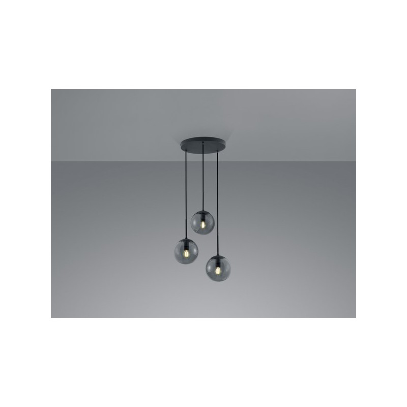 Trio Lampa wisząca nowoczesna BALINI 308590342 antracyt