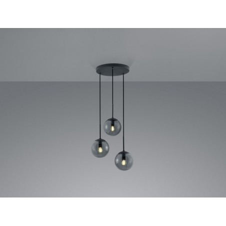 Trio Lampa wisząca nowoczesna BALINI 308590342 antracyt