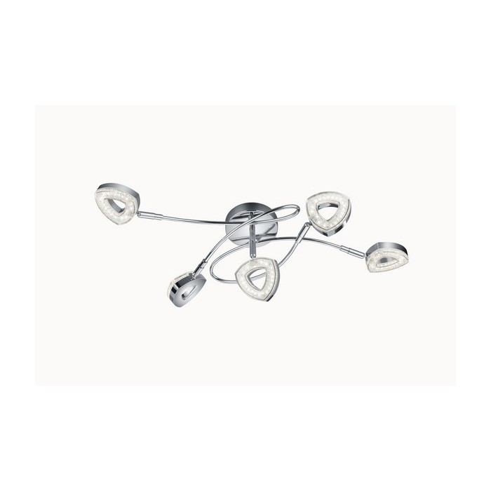 RL Lampa natynkowa LED TOURS R62135106 srebrny i odcienie srebra