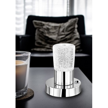 Trio Lampa stołowa CRISTO 529690100 srebrny i odcienie srebra