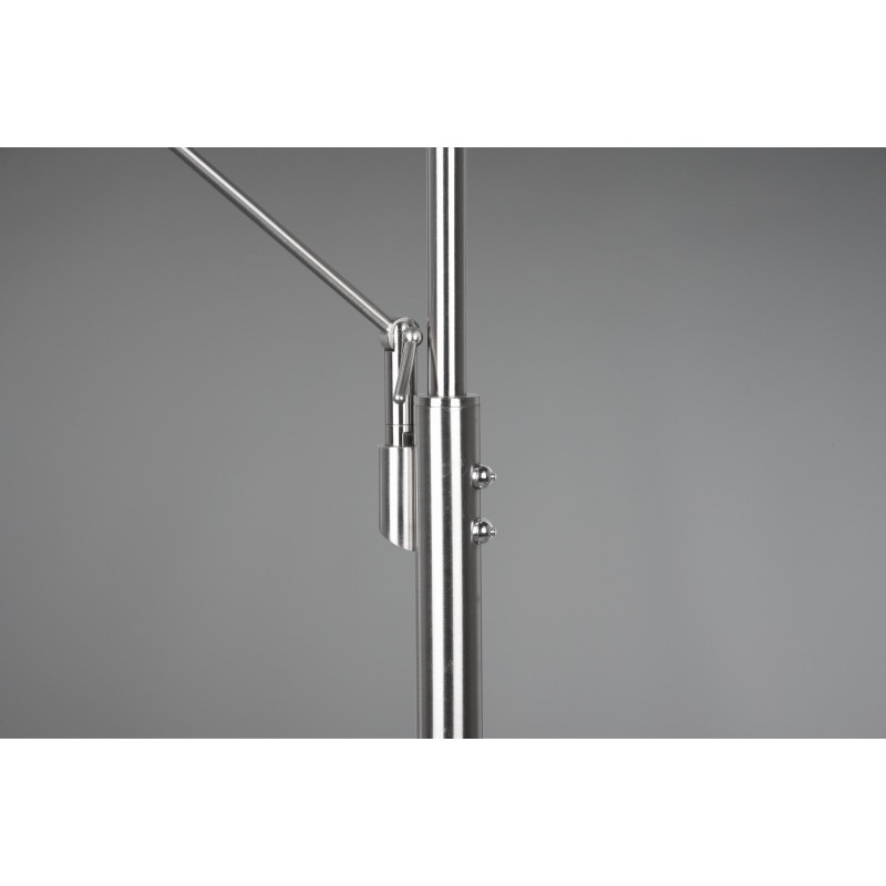 Trio Lampa podłogowa FRANKLIN 426510207 srebrny i odcienie srebra