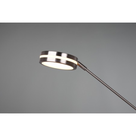 Trio Lampa podłogowa FRANKLIN 426510207 srebrny i odcienie srebra