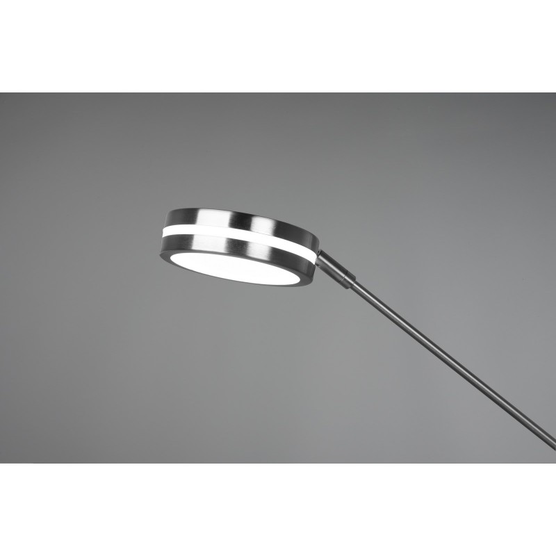 Trio Lampa podłogowa FRANKLIN 426510207 srebrny i odcienie srebra