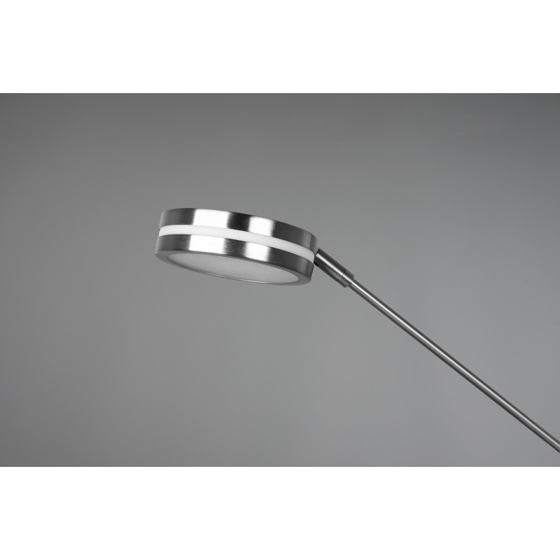 Trio Lampa podłogowa FRANKLIN 426510207 srebrny i odcienie srebra