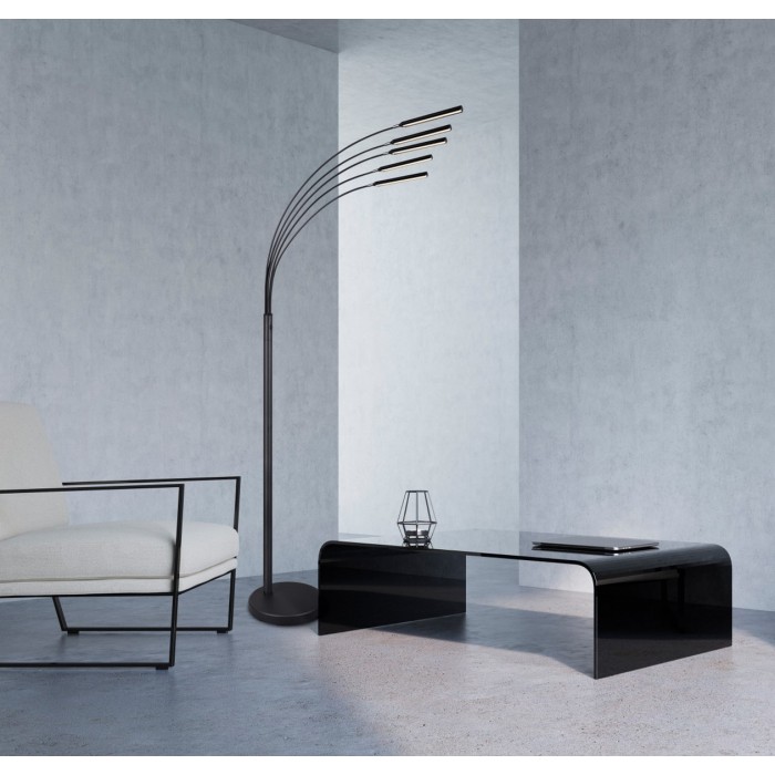 RL Lampa podłogowa REED R41031532 czarny