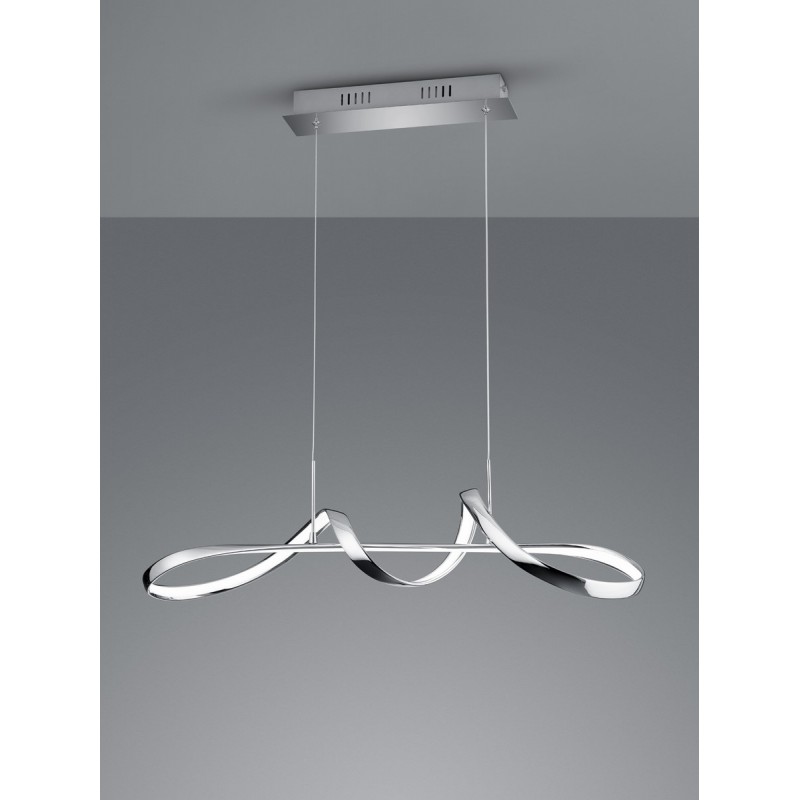 RL Lampa wisząca LED nowoczesna PERUGIA R37091106 srebrny i odcienie srebra