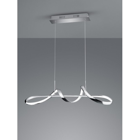 RL Lampa wisząca LED nowoczesna PERUGIA R37091106 srebrny i odcienie srebra