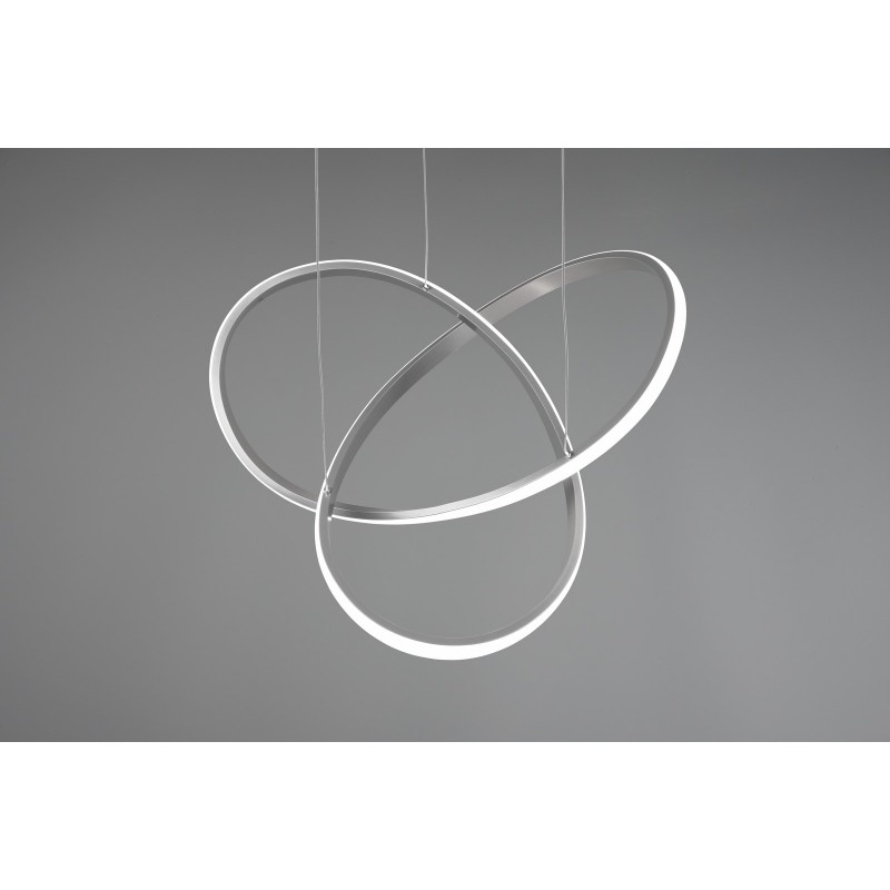 RL Lampa wisząca LED nowoczesna COURSE R32051407 srebrny i odcienie srebra