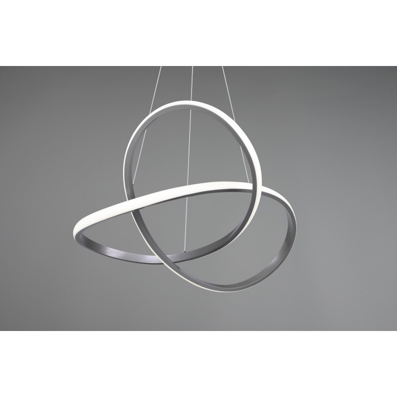 RL Lampa wisząca LED nowoczesna COURSE R32051407 srebrny i odcienie srebra