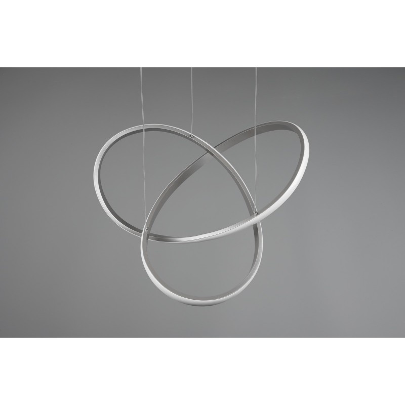 RL Lampa wisząca LED nowoczesna COURSE R32051407 srebrny i odcienie srebra