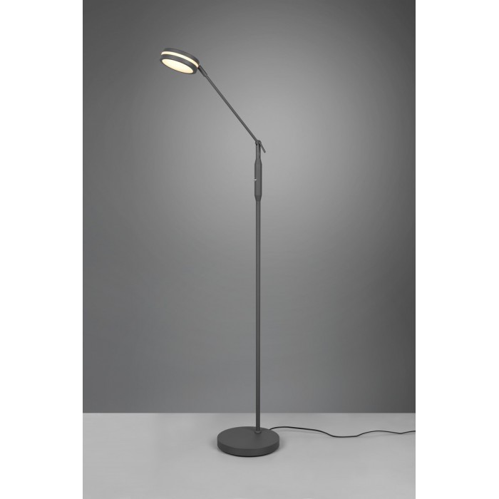Trio Lampa podłogowa FRANKLIN 426510142 antracyt