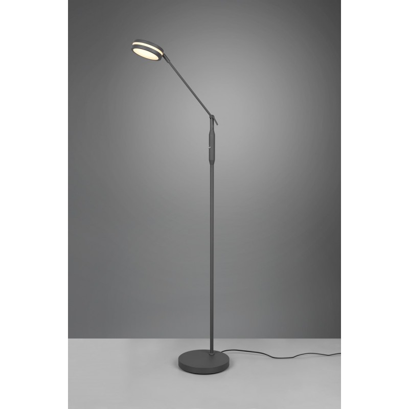 Trio Lampa podłogowa FRANKLIN 426510142 antracyt