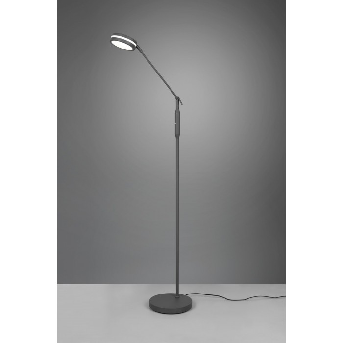 Trio Lampa podłogowa FRANKLIN 426510142 antracyt