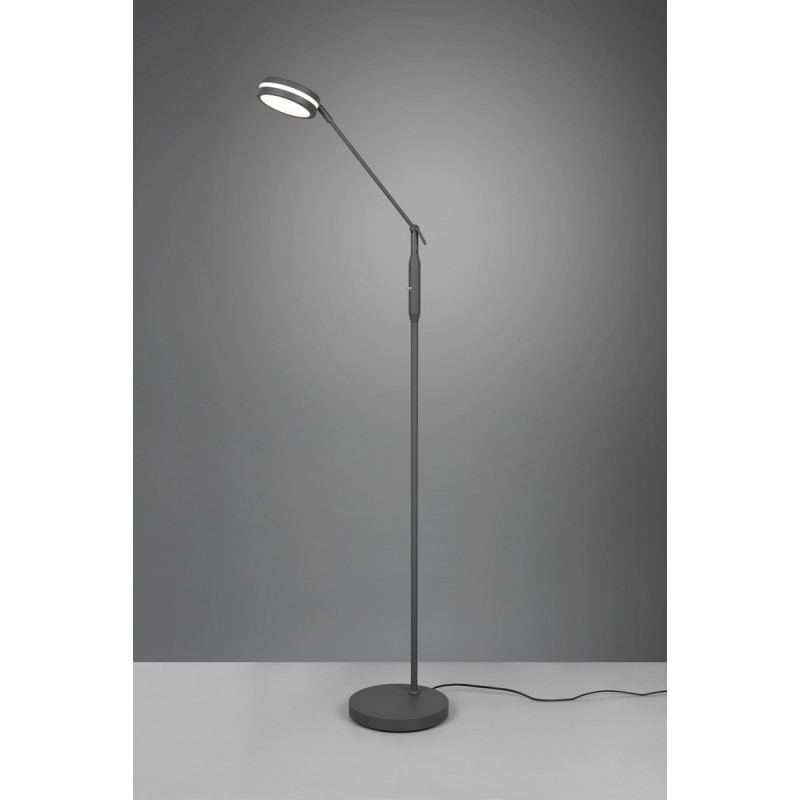 Trio Lampa podłogowa FRANKLIN 426510142 antracyt