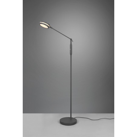 Trio Lampa podłogowa FRANKLIN 426510142 antracyt