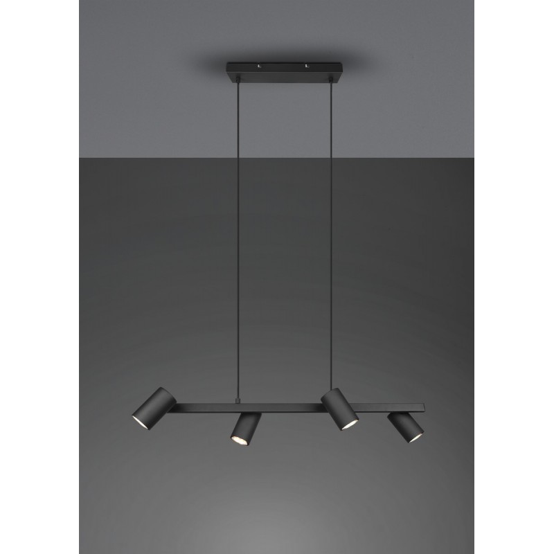Trio Lampa wisząca nowoczesna MARLEY 302400432 czarny