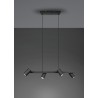 Trio Lampa wisząca nowoczesna MARLEY 302400432 czarny