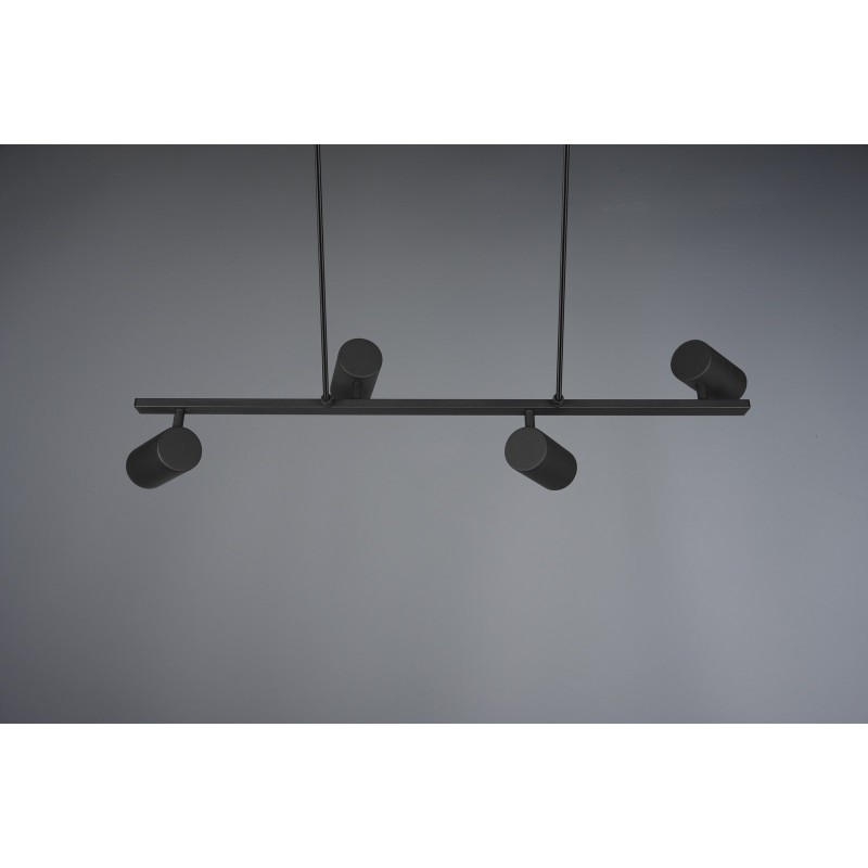 Trio Lampa wisząca nowoczesna MARLEY 302400432 czarny