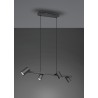 Trio Lampa wisząca nowoczesna MARLEY 302400432 czarny