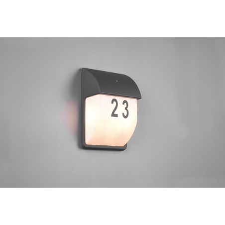 Trio Lampa zewnętrzna ścienna MERSEY 212160242 antracyt
