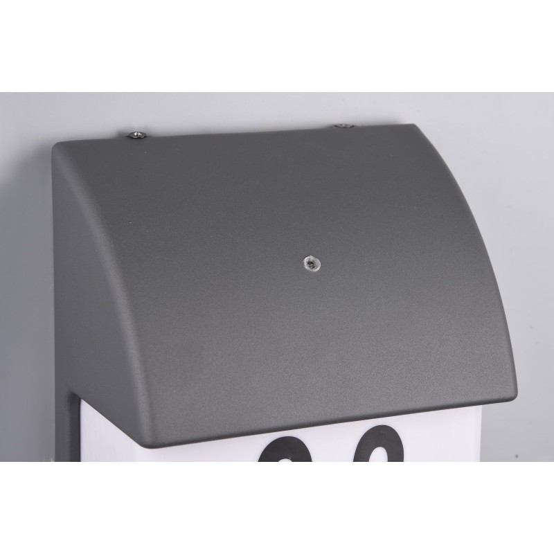 Trio Lampa zewnętrzna ścienna MERSEY 212160242 antracyt