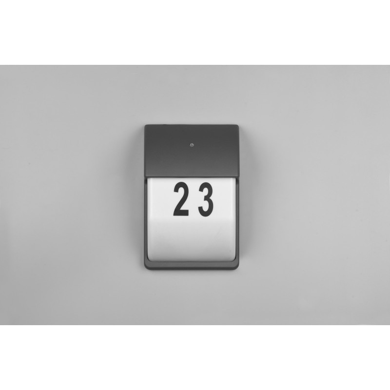 Trio Lampa zewnętrzna ścienna MERSEY 212160242 antracyt