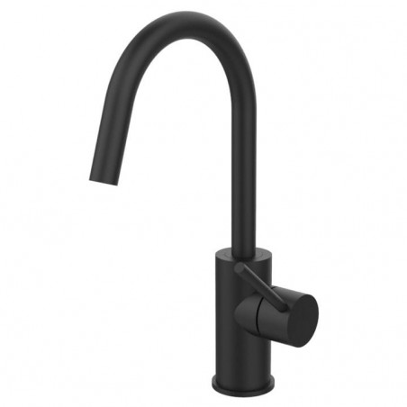 Paffoni Light Kompletna Bateria umywalkowa stojąca czarny mat