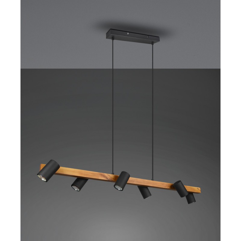 Trio Lampa wisząca nowoczesna MARLEY 312490632 czarny