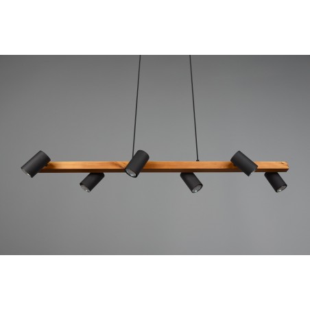 Trio Lampa wisząca nowoczesna MARLEY 312490632 czarny