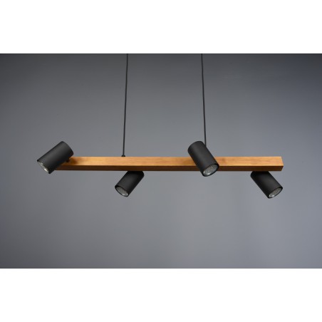 Trio Lampa wisząca nowoczesna MARLEY 312490432 czarny