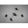 Trio Reflektor sufitowy MARLEY 612400580 czarny, złoty i odcienie złota
