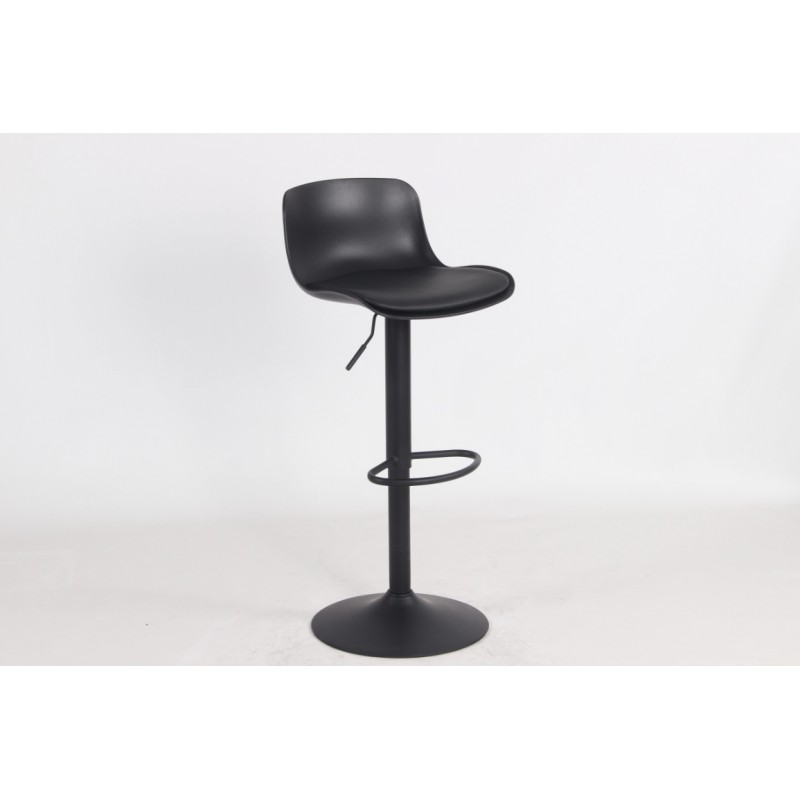 Krzesło barowe STOR TAP regulowane czarne