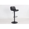 Krzesło barowe STOR TAP regulowane czarne