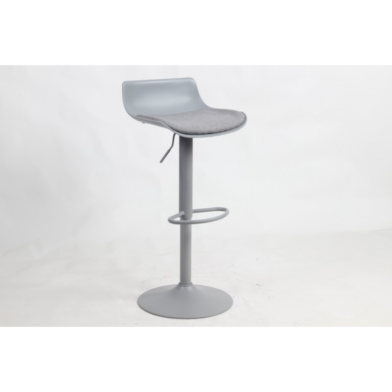 Krzesło barowe SNAP BAR TAP regulowane szare