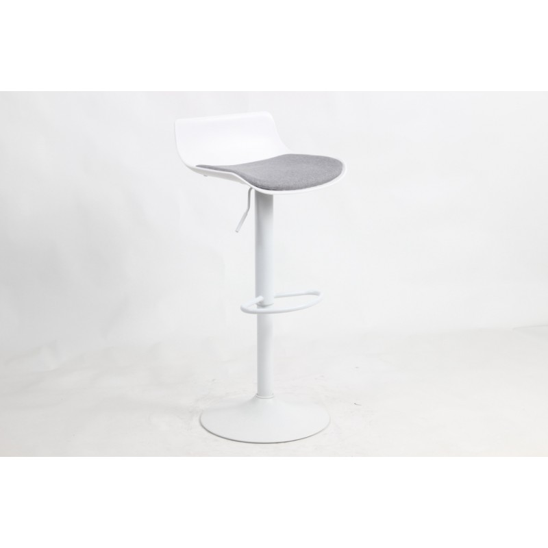 Krzesło barowe SNAP BAR TAP regulowane białe