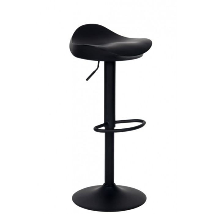 Krzesło barowe FLINT regulowane czarne