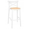 Krzesło barowe COUNTRY białe