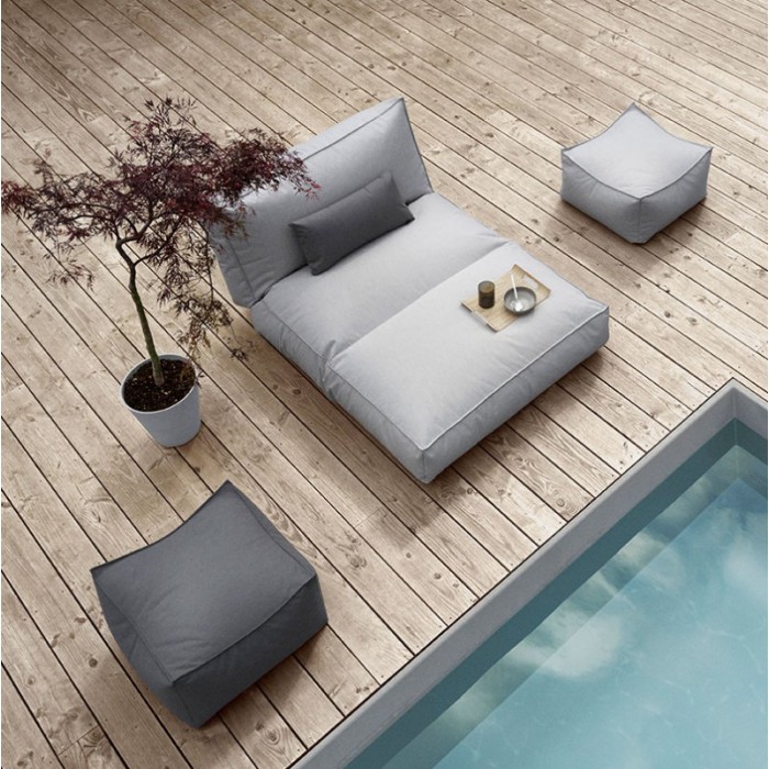 Poduszka ogrodowa 60 x 25 cm, coal STAY, Blomus