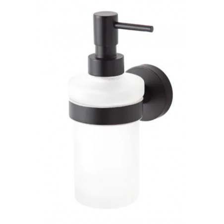 Stella Classic Dozownik do mydła w płynie 0,2L, szkło matowe, czarny mat