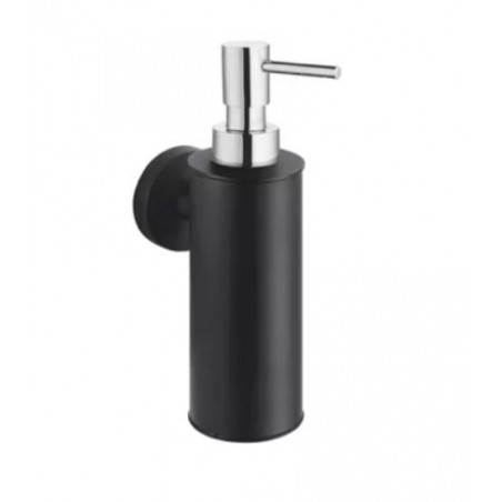 Stella Classic Dozownik do mydła w płynie 0,2L, czarny mat, pompka chrom