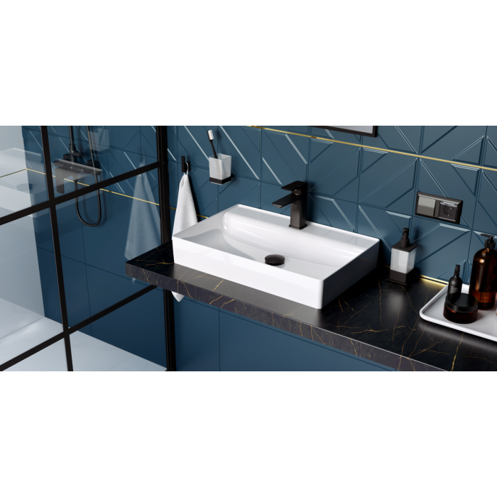 Excellent Rima 2.0 umywalka nablatowa 50x40 biała