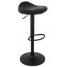 Krzesło barowe FLINT regulowane czarne