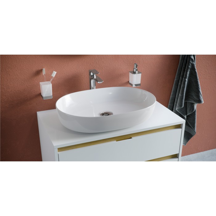 Excellent Jima umywalka nablatowa 61,5x41,5 biała