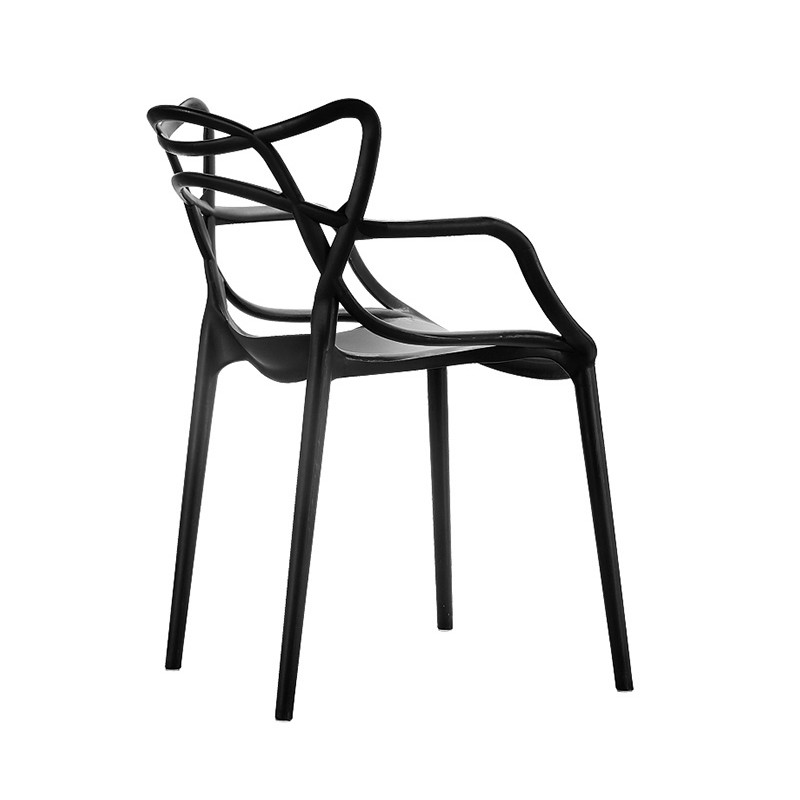 Krzesło HILO PREMIUM czarne - polipropylen