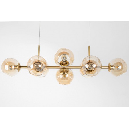MOOSEE lampa wisząca ROMEO GOLD   złota / bursztynowa