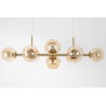 MOOSEE lampa wisząca ROMEO GOLD   złota / bursztynowa