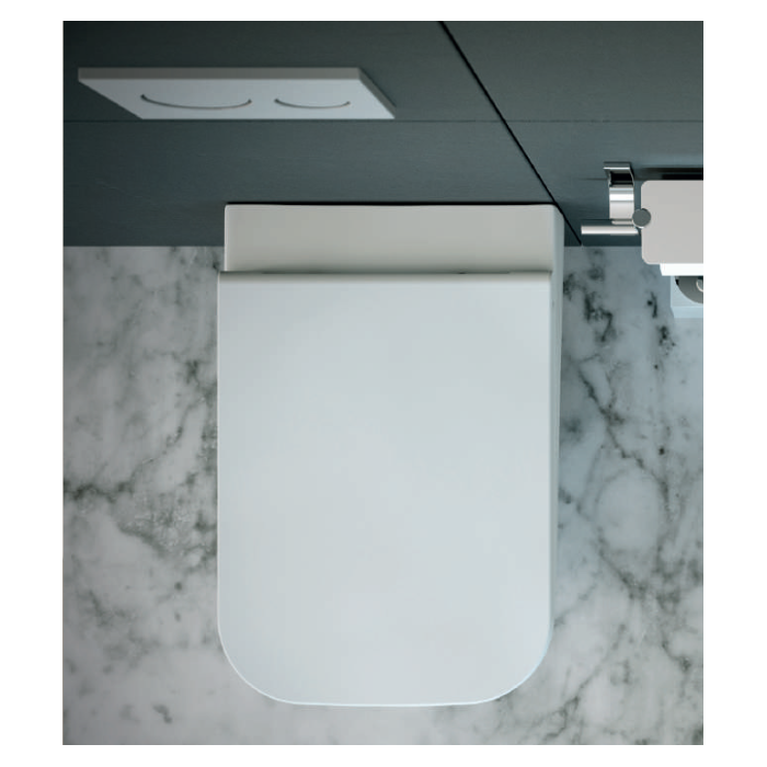 Excellent Miska Wisząca WC Quadra 55x36 biała,...